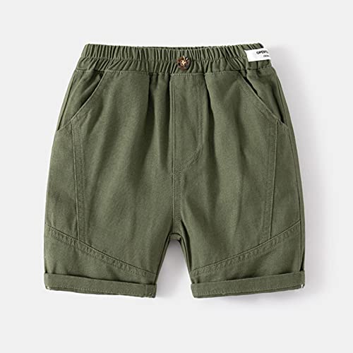 Toddler Boys Cargo Pants Casual Elastic Waist Pull On Trousers Sports Workout Pants Kids Jogger (AG #2, 3-4 Years)2
