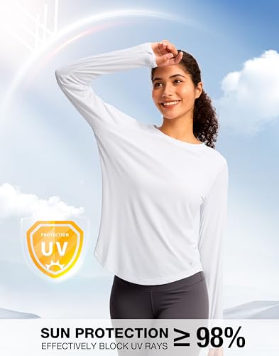 Soothfeel Women's UPF 50+ Sun Shirts Long Sleeve SPF UV Protection Rash Guard Lightweight Quick Dry Hiking Workout Tops2