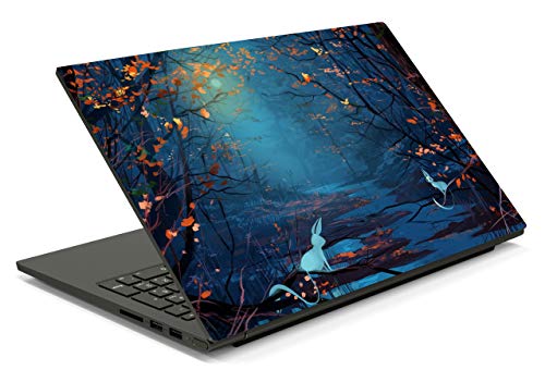 ISEE 360® Laptop Skin Cover Laminated Fantasy Nature World Sticke...