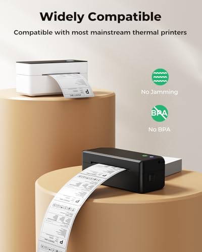 Image of SVANTTO 4x6 Thermal Labels, Strong Adhesive and Perforated Shipping Labels, Thermal Printer Labels for Mailing Postage Address（220Pcs /Stack）