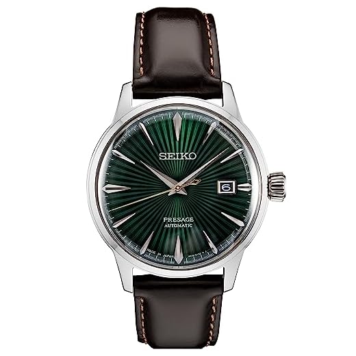 Seiko SRPD37 Presage Men's Watch Brown 40.5mm Stainless Steel