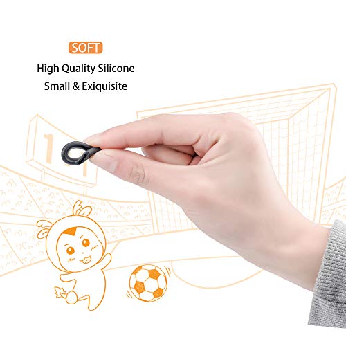 PAWALT 12X Gancho de orelha de óculos, óculos gancho de orelha capa antiderrapante para óculos de si