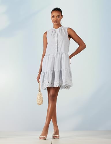 Image of GAP Women Realxed Fit Above The Knee Sleeveless Casual Dress