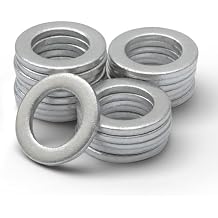 VOTEX - Made in USA - M14 14MM Oil Drain Plug Crush Washer Gasket Seal Ring - Oil/Coolant - Aluminum - 20 Pack - ACWM14-1
