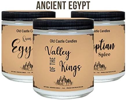 Egyptian Musk - Ancient Egypt - 3, 4 ounce Candle Set