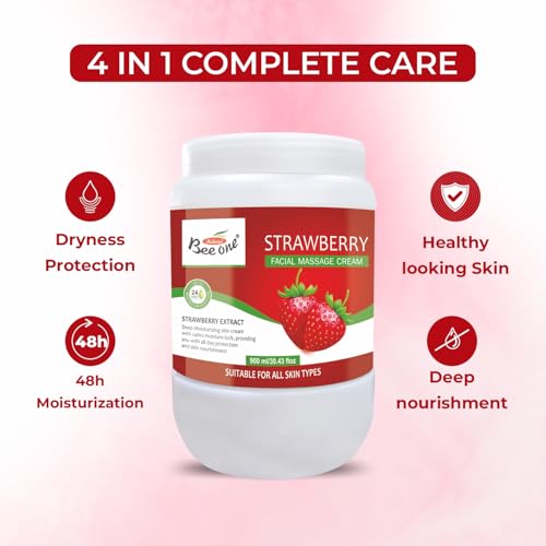 Image of BEEONE Strawberry Massage Cream 900 ML