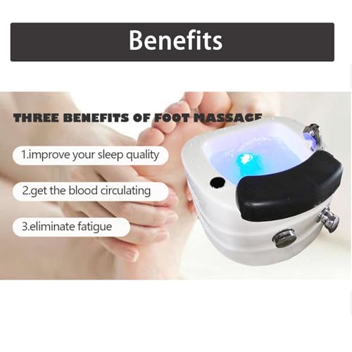 Pedicure Spa Bañera para Pies con Masaje y Control de Temperatura miniatura 3