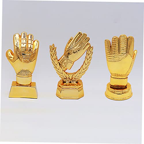 CLISPEED 3 Pçs Aluno Jogador Prêmios Copos Decoração Luva Delicada Recompensa Troféu Troféus Melhore