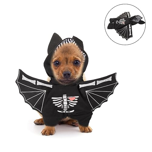 Disfraz decorativo de murciélago para perros y gatos Totority miniatura 7