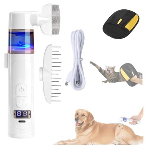 Peine anti piojos eléctrico peine antipulgas para mascotas 2 en 1 aspirador de piojos profesional herramienta de limpieza para peines eléctricos para personas (1PC)