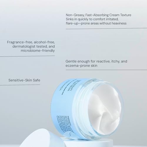 Image of Suganda Dry Therapy Relief Cream for Dry & Eczema-Prone Skin | Soothes Itch & Redness | Panthenol, Oat Extract & Bisabolol | Barrier Repair Moisturiser for Face & Body | Fragrance-Free