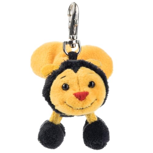 Plüsch-Anhänger Biene „Sabiene“ – Schaffer 0247 - ca. 9 cm - Niedlicher Schlüsselanhänger & Taschenanhänger mit Karabiner - Weich & hochwertig - Geschenkidee für Kinder & Erwachsene - gelb-schwarz