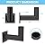 HYPERLITE LED Parking Lot Light 300W & 90 Degree Wall Mount Bracket