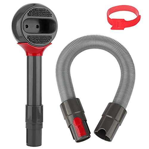 Pet Brush Grooming Kit with Extension Hose for Dyson - Pet Hair Attachment Loose Hair Remover Grooming Tool for Dyson V15 V11 V10 V8 V7 Vacuum Cleaner