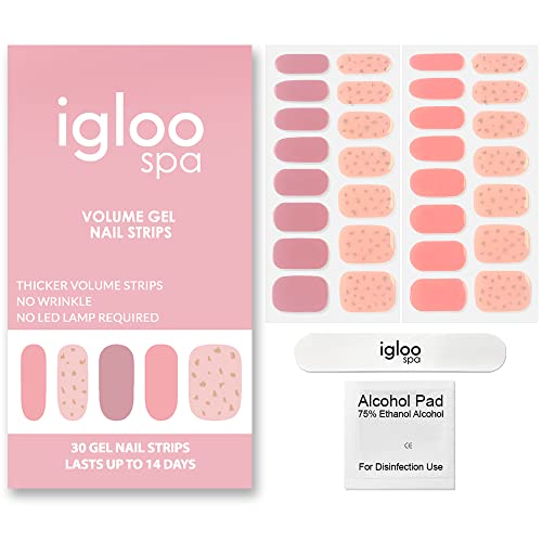 Igloo Spa (Strawberry Milk) Gel Nail Strips