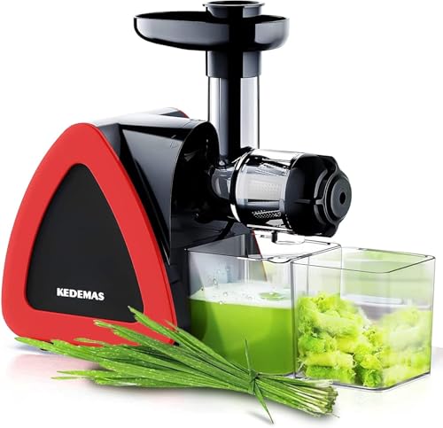 Portable Juicer, Low Noise Electric Cold Press Juicer with Reverse Function, High Juice Yield, BPA Free 150W,Easy to Clean for Vegetables and Fruits