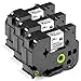 Produktbild ESMOnline 3 kompatibel Schriftband 24mm als Ersatz für Brother Ptouch TZe-151 TZe151 TZ-151 TZ151 Band für Beschriftungsgerät PT-P950NW 1010 H105 1000 1005 1280 P900 D400 D600 D800W D200 Cube
