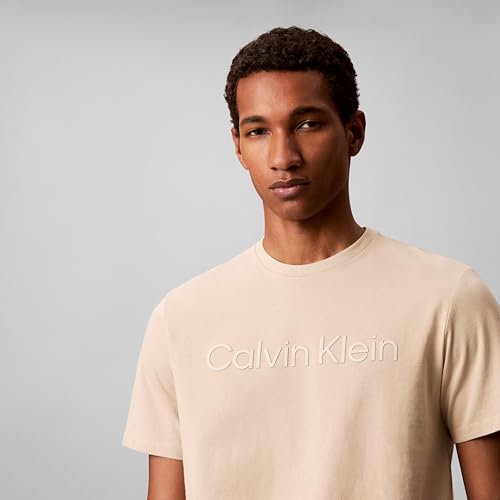 Image of Calvin Klein Men's Relaxed Fit CK Logo Crewneck T-Shirt