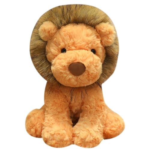 TOPLITHE Peluche de León, Animal Suave en Peluche con Melena Esponjosa Juguete Abrazable for Niñas y Niños(23CM/9IN)