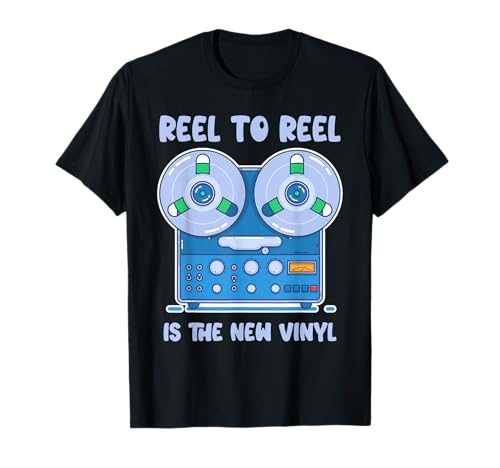 Reel To Reel Vintage Audiophile Classic Cinta de carrete a carrete Camiseta