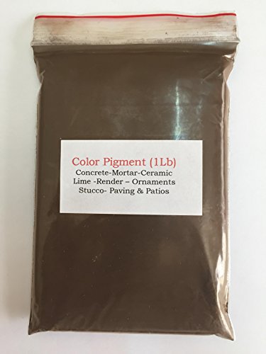Chocolate Marrón Oscuro (1Lb) pigmento/colorante para cemento, yeso, madera, metal, cerámica, pared PINTURA, ladrillos, azulejos, Render, Pointing, mortero e.t.c
