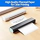 4 Rollen Thermopapier 210mm x 30mmx8.7m,Thermopapier A4, Thermodrucker Papier A4,Thermodrucker Papier Weiß, für Miau-Maschine-Papier, Fehlerdruckpapier, Datei Webseite Fotodruck