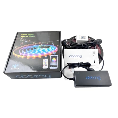 Tira de luces LED RGB impermeable de 10 m miniatura 1