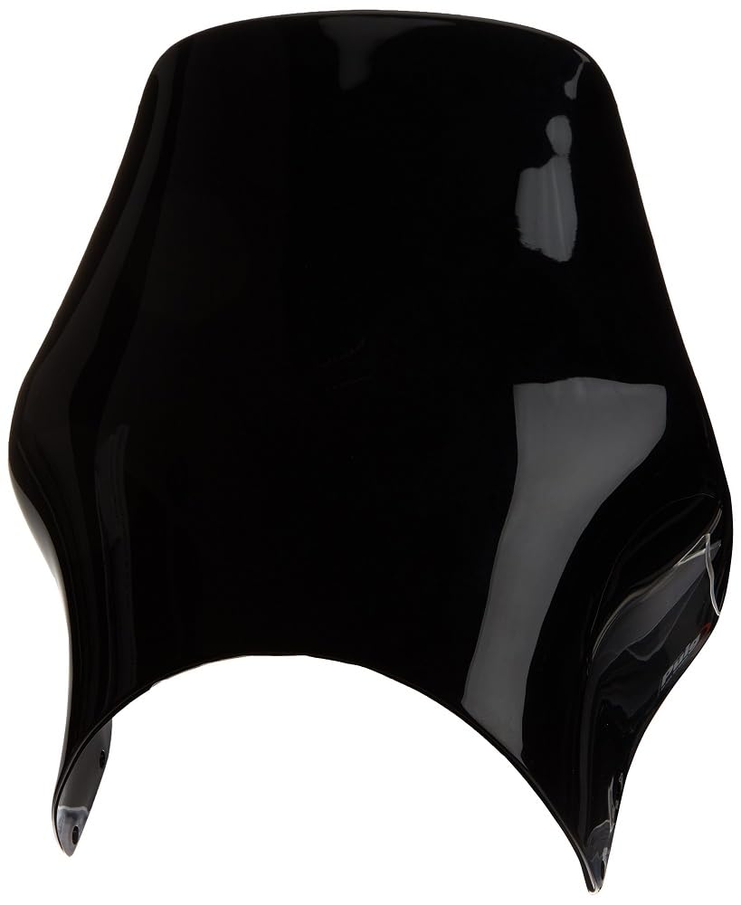 Puig 4112N Bulles courtes pour phares ronds usage spécifique, Noir