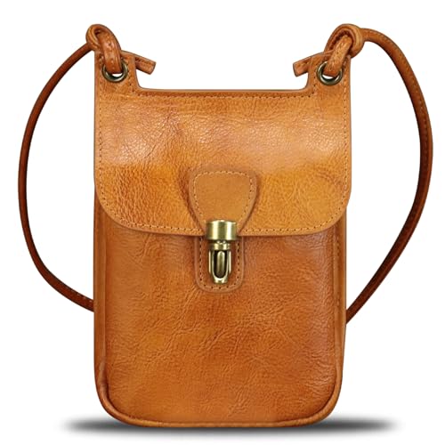 Genuine Leather Small Purses Phone Bag for Women Vintage Handmade Mini Crossbody Bag Shoulder Bag Phone Pouch3