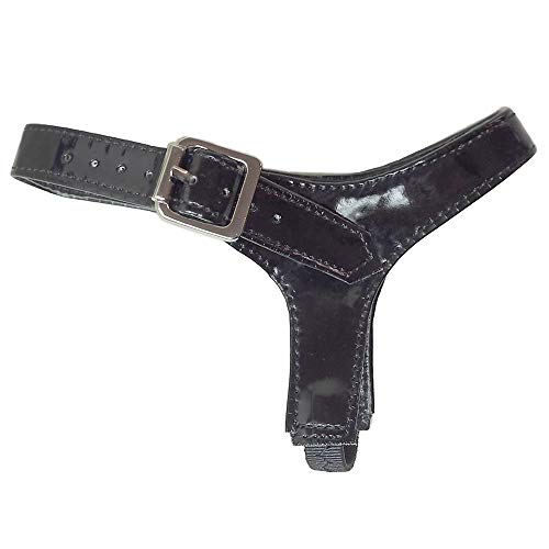 Eliza May Detachable Shoe Straps ShooStraps - to Hold Loose Heels, Wedges, Flats (Patent Black)