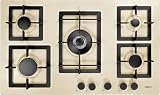 PGSP90151CS - Piano cottura a gas, 5 fuochi, 860x510 mm, colore Avena