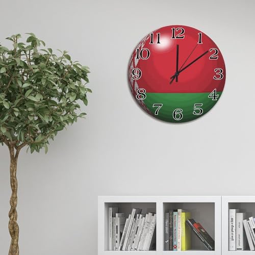 Horloge murale Biélorussie décorative pour salon et style ferme - 5