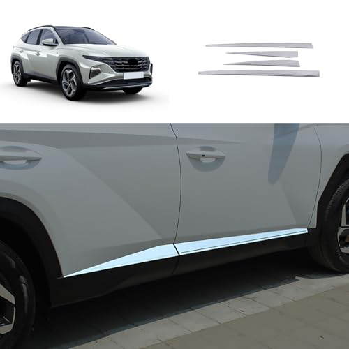 Embellecedores laterales de acero inoxidable para Hyundai Tucson 2022-2025