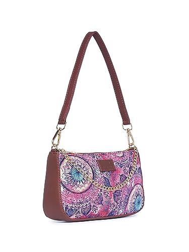 Image of ZOUK Women's Handcrafted Vegan Leather Casual Mini Shoulder Bag