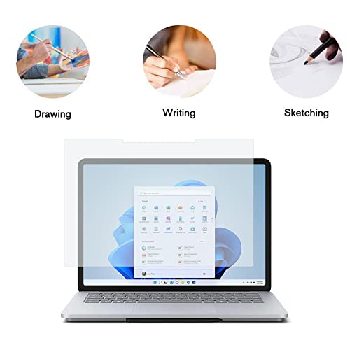 Forubar [2 Pack] Paper-Feel Screen Protector ，For Microsoft Surface Pro 7 Plus/7/6/5/4 12.3 Inch [Easy Installation][Scratch Resistant] Friendly Touching Screen Protector (Pro 4/5/6/7 12.3 Inch) #TOP4
