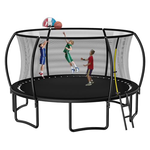 5 Best Trampolines With Basketball Hoop Attachment for Active Fun at Home