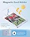 YZtree 25ct Magnetic Card Holders: 35 pt Magnetic Cards Case for Trading Cards, U-V Protection Hard Plastic Card Protectors for Sports, Baseball, Game, Standard Display