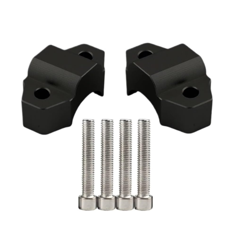 Adaptador abrazadera manillar elevador robusto mecanizado para XSR900 color plata 7