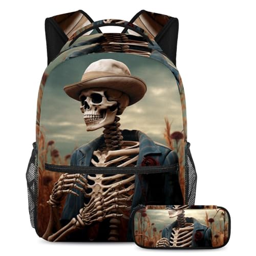 Sac à dos Halloween et sa trousse : le cadeau idéal pour la rentrée des enfants