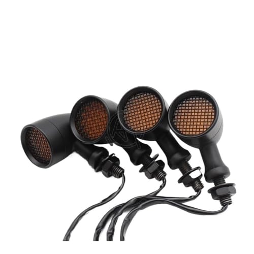 Clignotants LED rétro moto feux de freinage en aluminium pour custom Bobber 2 paires
