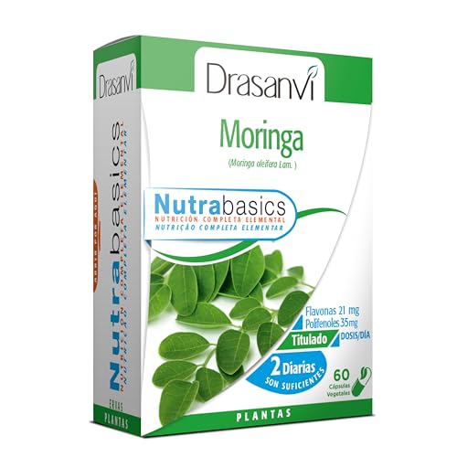 Drasanvi, Nutrabasics Moringa, 60 Cápsulas, 29.2 g