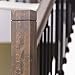 300N Square Poplar Newel Post - 3' x 48' Premium Hardwood Staircase Post, Durable Indoor, Elegant & Modern Routed Top