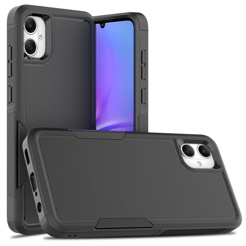 Zotita for Samsung A05 5G Phone,TPU+PC 2-in-1 Anti Drop, wear-Resistant, All-Round Protection Phone case,for Samsung A05 5G Phone use. (Black)