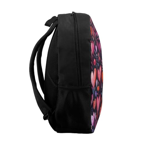 Sac à dos d'école à fleurs 17" pour les journées d'école et sorties - 7