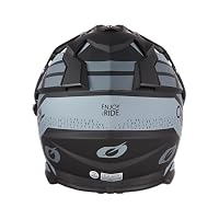 O'NEAL | Motorradhelm | Enduro Motorrad | Ventilationsöffnungen für maximalen Luftstrom & Kühlung, integrierte Sonnenblende | Sierra Helmet R V.24 | Erwachsene | Schwarz Grau | Größe L – Ansicht 5
