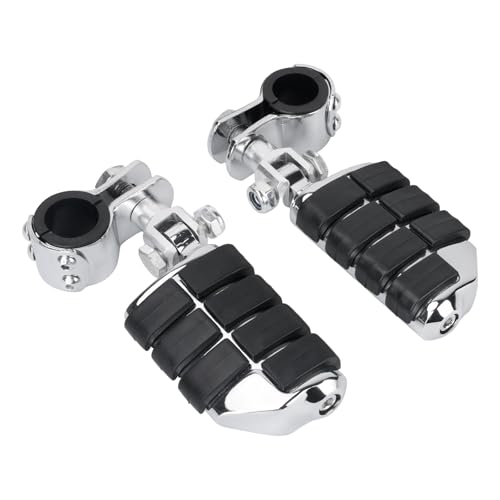 Repose-Pieds Moto 1.25 Pouces Anti Glissement Fixation Crash Bar Confort Custom