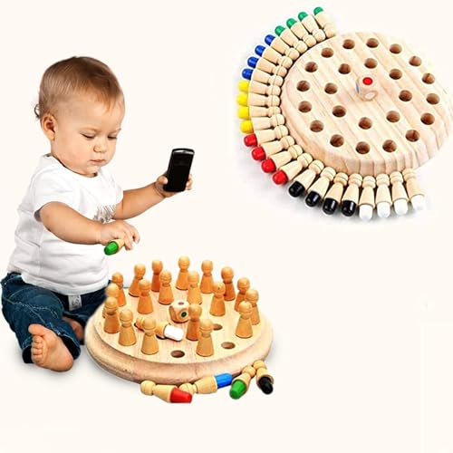 Image of Memory Chess Game, Memory Game for Kids, Board Games, Educational Intelligent Games Toys for Boys and Girls Fun Adults at Home Toys for 6 Year Old Boy funzone Puzzle Game for Kids