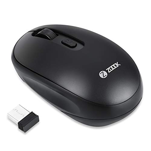 Zoook Clique Wireless Mouse, Silent Buttons, 1600 DPI Optical Tracking, PC/Mac/Laptop - Black (B08TWHC4S3) Amazon Price History, Amazon Price Tracker