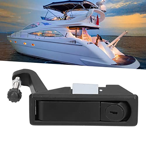 Image of Compression Latch Lock Powder Coated Zinc Alloy Adjustable Lever with Locking Trigger Lock for RV Marine Boat Cabinet