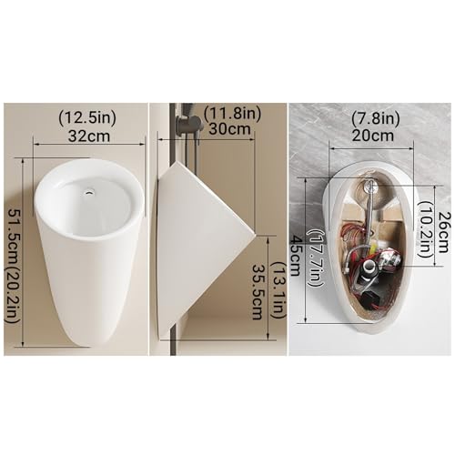 Urinario de pared para hombres comercial con sensor integrado antiderrame gris 7